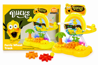 Ducks Eendjesbaan 2-in-1 &ndash; Automatische Eendjes Glijbaan met LED Licht &amp; Muziek