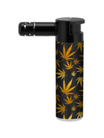 Unilite&reg; Jet Flame Havanna Cannabis Gold  - Wind Aanstekers &ndash; 12 stuks