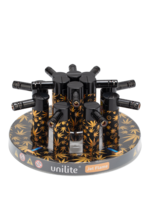 Unilite&reg; Jet Flame Havanna Cannabis Gold  - Wind Aanstekers &ndash; 12 stuks