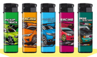 Aanstekers - 50 stuks - Auto Racing Design &ndash; Navulbaar &ndash; Zachte Verstelbare Vlam