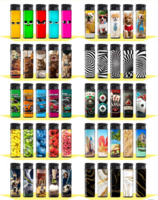 Click lighters random print 50 pieces