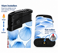 Tom&reg; Poseidon Aanstekers &ndash; Zee Design &ndash; 50 stuks