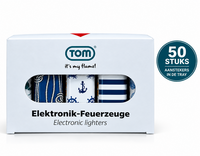 Tom&reg; Poseidon Aanstekers &ndash; Zee Design &ndash; 50 stuks