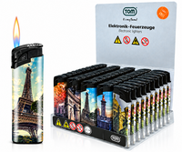Aanstekers met zacht vlam - klik model - Golden Hour Monumenten Design &ndash; 50 Stuks