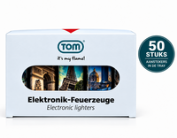 Aanstekers met zacht vlam - klik model - Golden Hour Monumenten Design &ndash; 50 Stuks