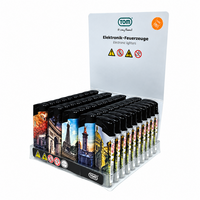 Aanstekers met zacht vlam - klik model - Golden Hour Monumenten Design &ndash; 50 Stuks