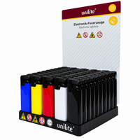 Turbo Aanstekers &ndash;  50 Stuks - HC-5 EAN - Krachtig Wind Aansteker - Unilite&reg;