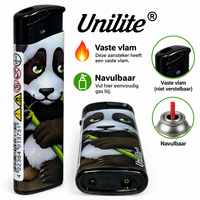 Unilite&reg; M-7 Jungle Aanstekers &ndash; 50 stuks in tray - Zachte Vlam