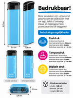 Unilite&reg; NC Blue Blanco Bedrukbare Aanstekers &ndash; Zacht vlam - 50 stuks