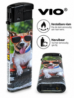 Aanstekers met Hondjes &amp; Puppies print - 50 stuks in Tray &ndash; Navulbaar 