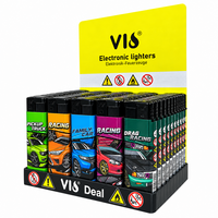 Aanstekers - 50 stuks - Auto Racing Design &ndash; Navulbaar &ndash; Zachte Verstelbare Vlam
