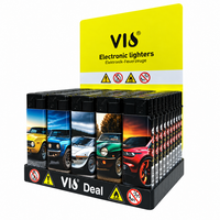 Aanstekers  50 stuks - navulbaar - Klassieke sportauto's