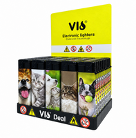 Schattige Dieren aanstekers - Navulbaar &amp; Verstelbaar aansteker - 50 stuks
