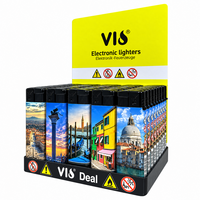 Klik Aanstekers 50 in tray navulbaar- monumenten print - deal aanstekers