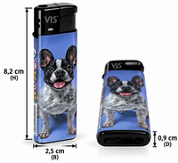 Lighters - with dog print - Refillable &amp; Adjustable - 50 pieces