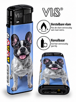 Lighters - with dog print - Refillable &amp; Adjustable - 50 pieces