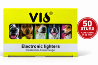 Lighters - with dog print - Refillable &amp; Adjustable - 50 pieces