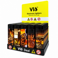 Aanstekers met Whisky print - 50 stuks