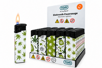 Aanstekers met Ganja Weed Print - 50 stuks - cannabis design lighters