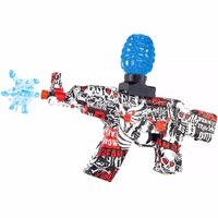 Shooting Elite blaster - Rood - Luminous Silencer met Led licht - compleet set - oplaadbaar - 45 cm