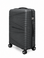 Groot koffer hemels zwart  65cm - tot 28kg - 4 spinner wielen