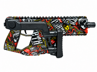 Space Vector Assualt blaster - compleet set - oplaadbaar - 72 CM