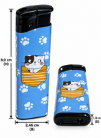 Aanstekers Pocket Cats &ndash; 50 stuks Schattige  katten print - Fix Flame Aanstekers