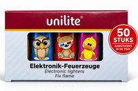 Aanstekers - Mini Pets - 50 stuks - Unilite