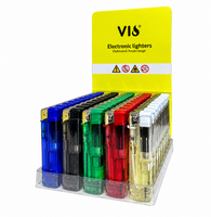 Aanstekers 50 stuks klik - navulbaar - Doorzichtig - vio Lighter