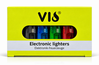 Aanstekers 50 stuks klik - navulbaar - Doorzichtig - vio Lighter