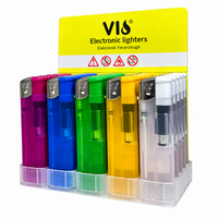 Aanstekers 25 stuks - navulbaar - Doorzichtige Frosty kleur
