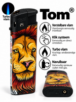 Jet flame aanstekers - turbo aansteker -  50 stuks - Lion