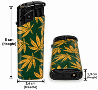 Jet flame aanstekers - turbo aansteker -  50 stuks - Cannabis