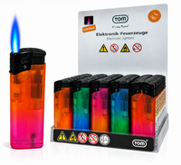 Lighters - turbo flame - tray of 50 pieces - windproof lighter