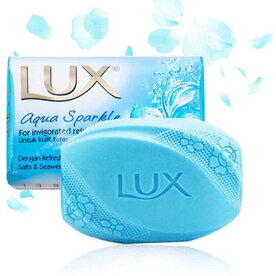 Lux Zeep - Aqua Sparkle - Bar Soap - Floral Musk &amp; Mint Oil - 80 gram