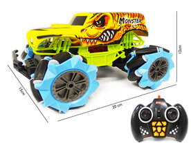 RC Monster Car off-road BRAVE- Rock Climbing Truck- Radio Grafisch Auto 2.4ghz 