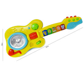 Speelgoed elektrische gitaar met verschillende tonen - Magic Guitar - sensor actief systeem - 37CM