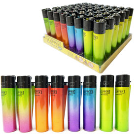 Clipper Aanstekers- 48 stuks- Crystal Vuursteen aansteker - na vulbaar 