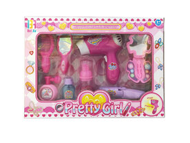 Speelgoed make up set  - Beauty set met accessoires en F&ouml;hn - Pretty Girl