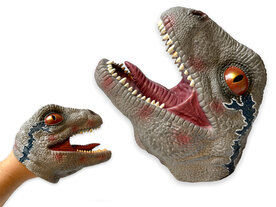 Hand Puppet Tyrannosaurus - rubber Realistic dinosaurus speelgoed handpop 