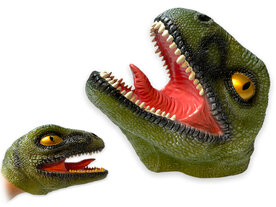 Hand Puppet Tyrannosaurus - rubber Realistic dinosaurus speelgoed handpop 