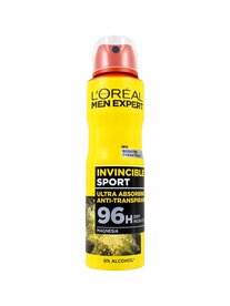 L&rsquo;Or&eacute;al Paris - Men Expert Deodorant Spray - Invincible Sport - 96h Dry - 150 ml