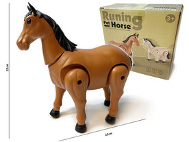 Speelgoed paard - kan lopen en paarden geluiden maken - interactieve - met bewegende staart  - Runing Horse 22CM