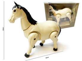 Speelgoed paard - kan lopen en paarden geluiden maken - interactieve - met bewegende staart  - Runing Horse 22CM