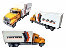 Die-cast speelgoed vrachtwagen