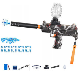 Gel Blaster - Uzi - complete set + 10.000 gelball - rechargeable gel blaster - 42CM