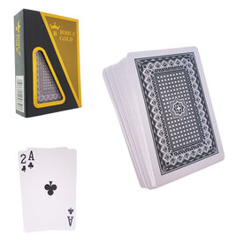 Speelkaart &nbsp;- waterdicht - 100% plastic - BOHUA GOLD - zwart