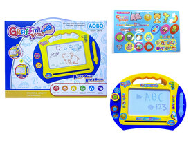 Magnetic Color Drawing Board - incl. accessories - toys - 33X25 cm