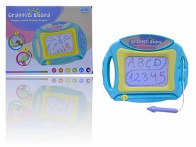 Magnetic Color Drawing Board - incl. accessories - toys - 25X20 cm