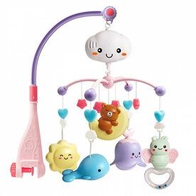 Mobiele baby - Baby Carrousel - muziek bel voor babybed - Viva Kids - muziekmobiel